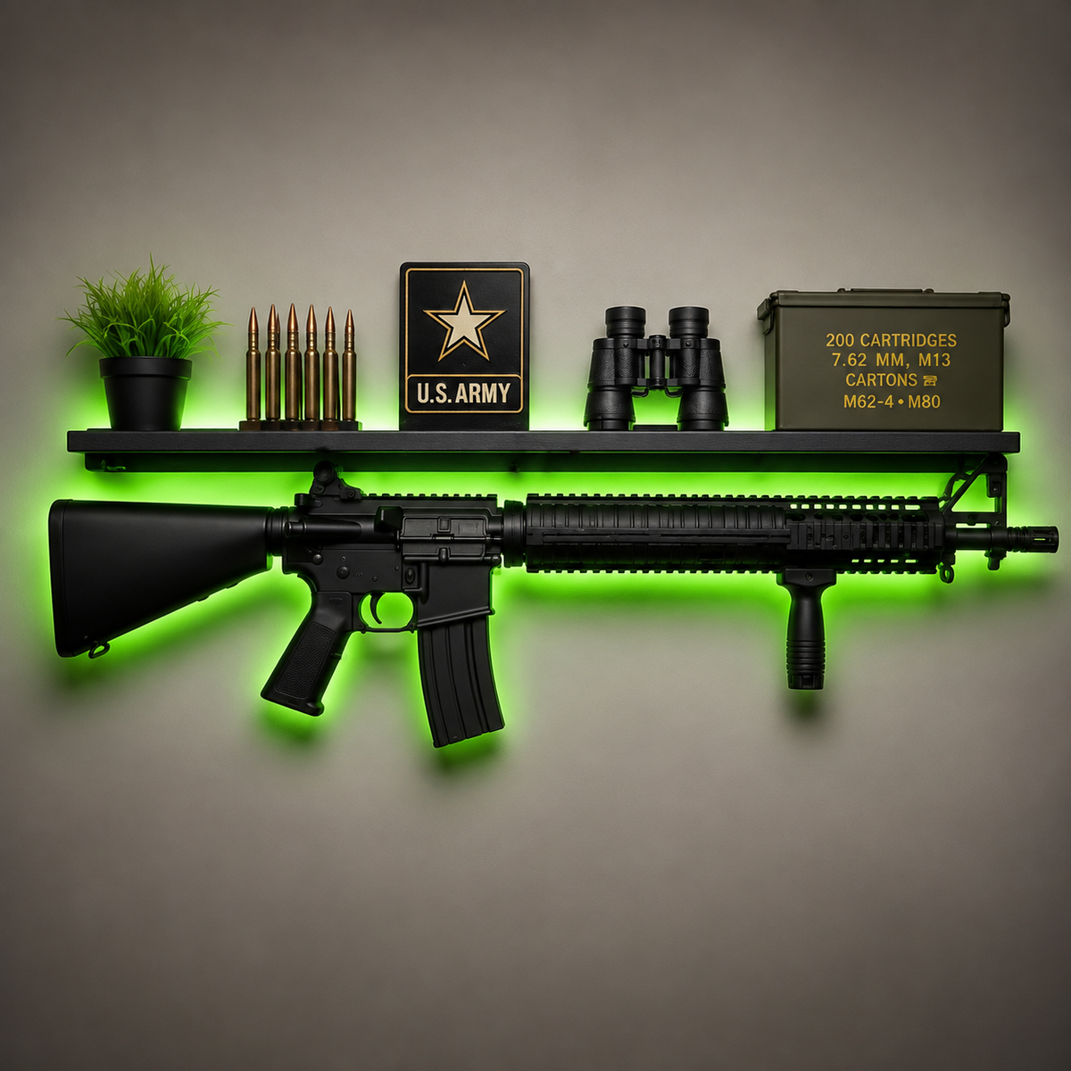 Frontline LED Gun Shelf